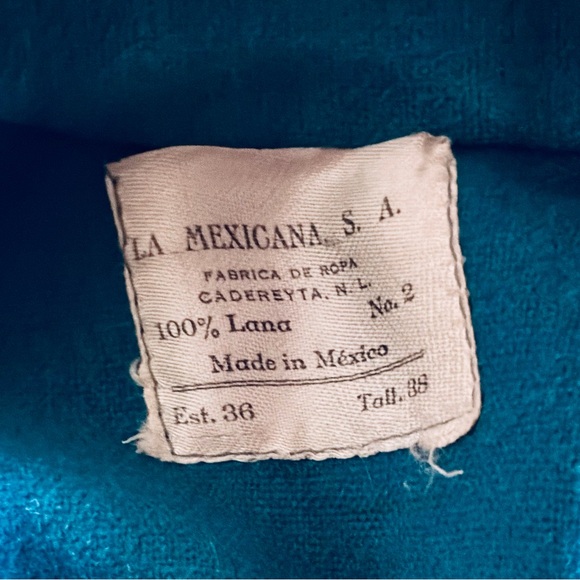 Vintage..LA MEXICANA..wool embroidery jacket - Picture 9 of 9